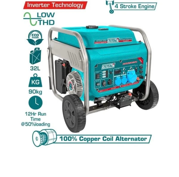 موتور برق 12 کیلو وات استارتی توتال مدل TP3120001CEP