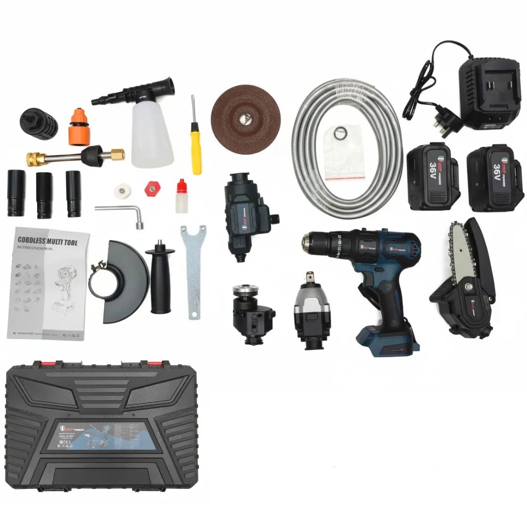 مجموعه 5 کاره ابزار شارژی براشلس ایزی پاور مدل EB-5536