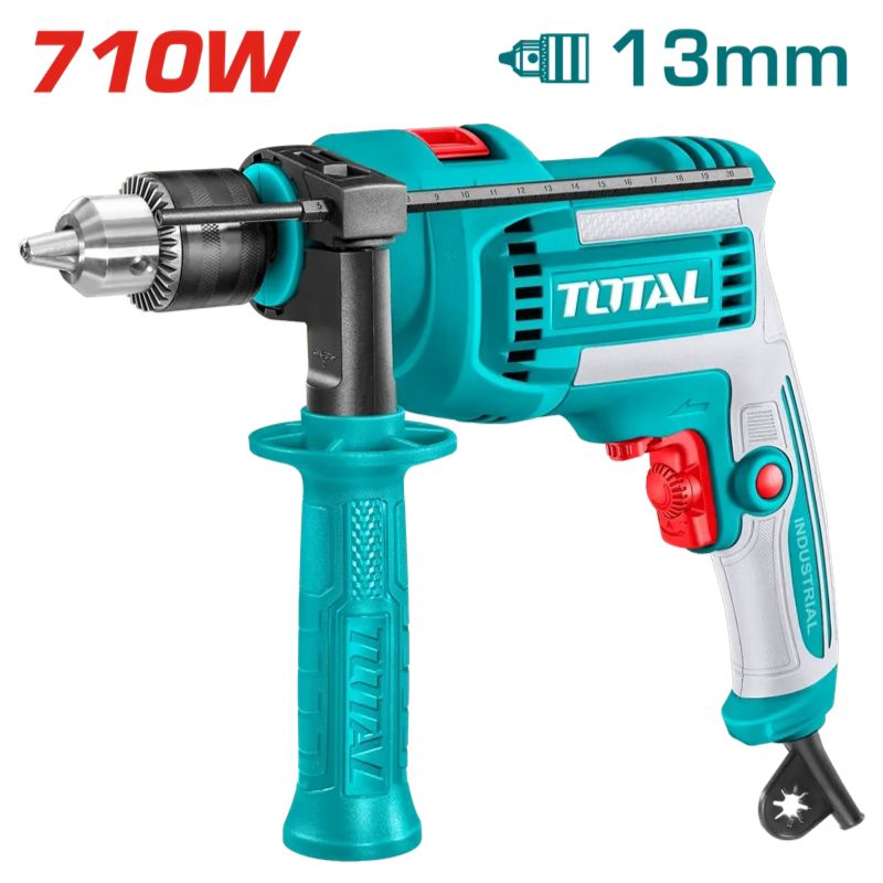 دریل چکشی توتال 710 وات مدل TG1071366